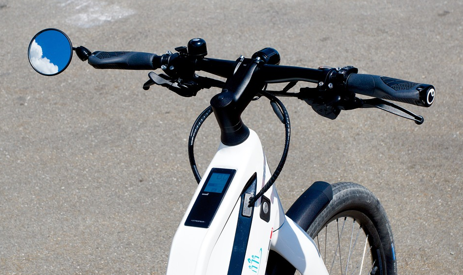 white electric bicycle